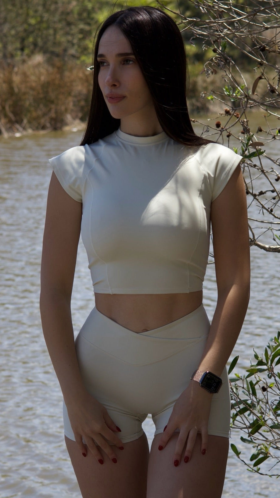ALEIA Curve Shorts