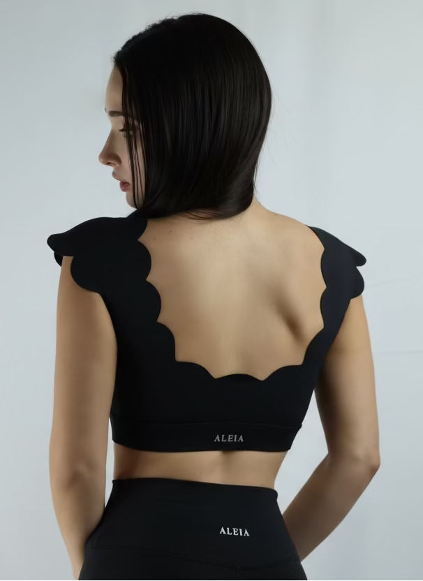 ALEIA Luna Scallop Top