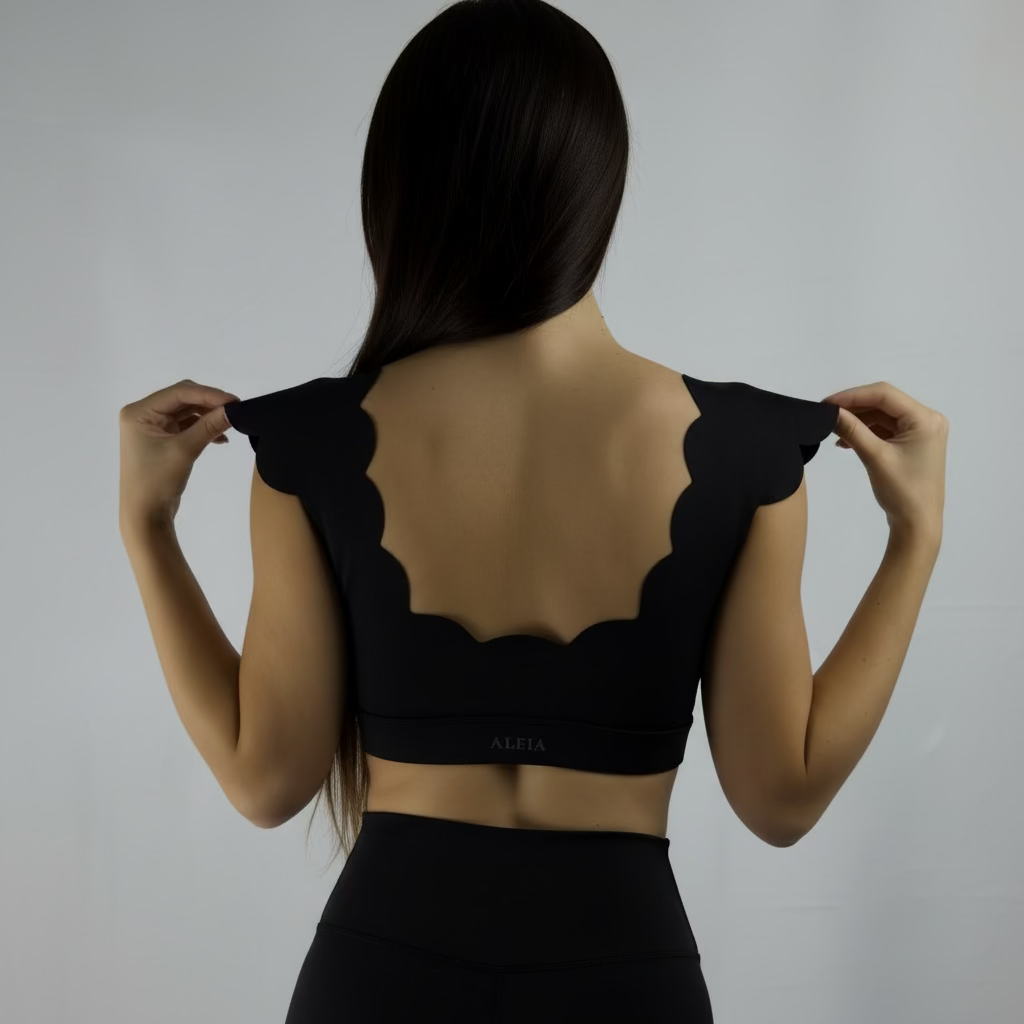ALEIA Luna Scallop Top