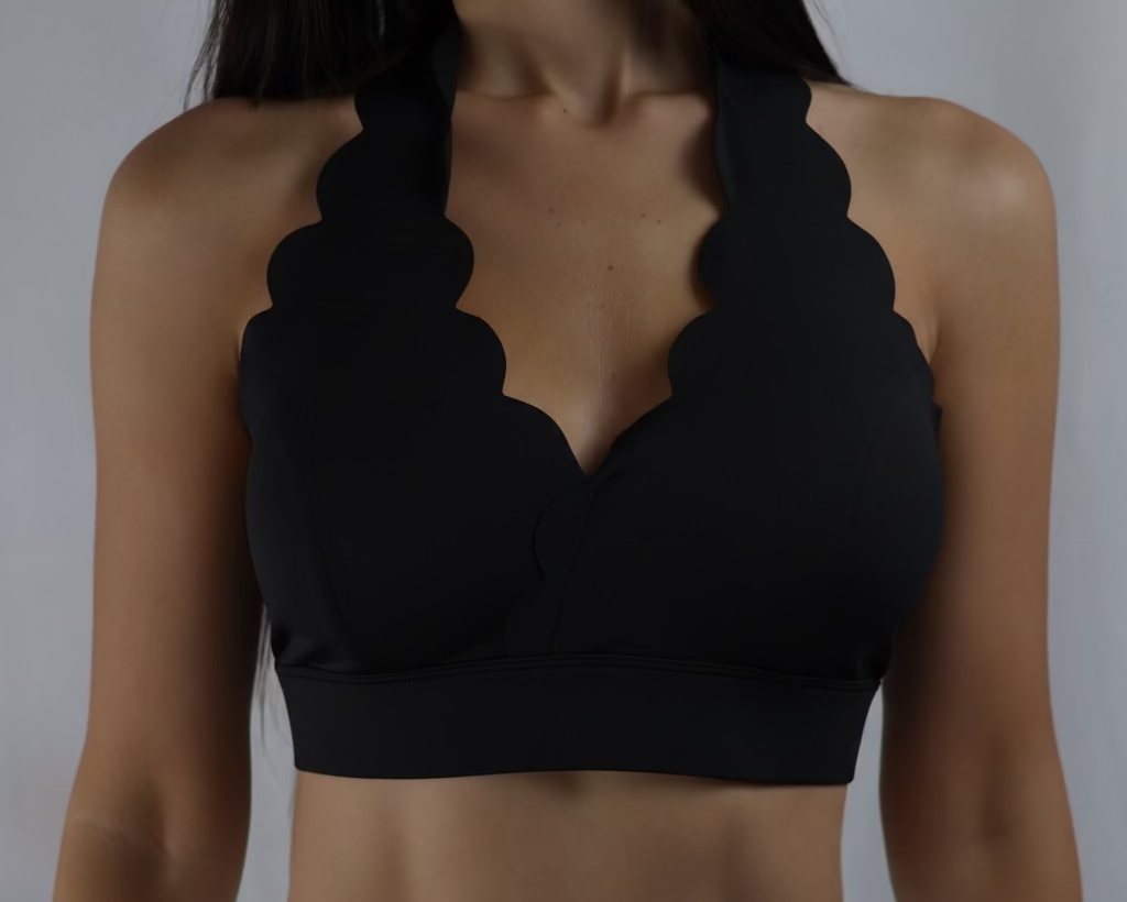 ALEIA Siren Scallop Top