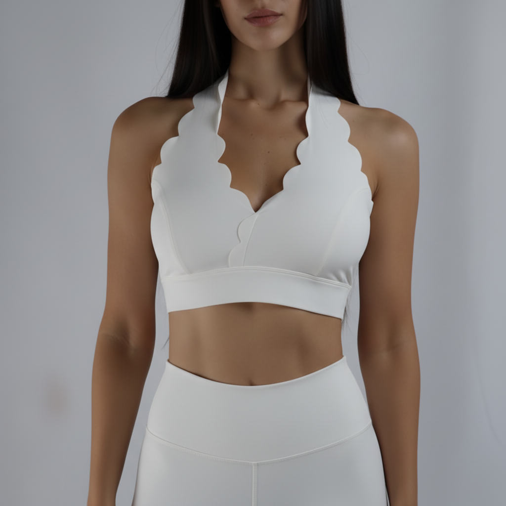 ALEIA Siren Scallop Top