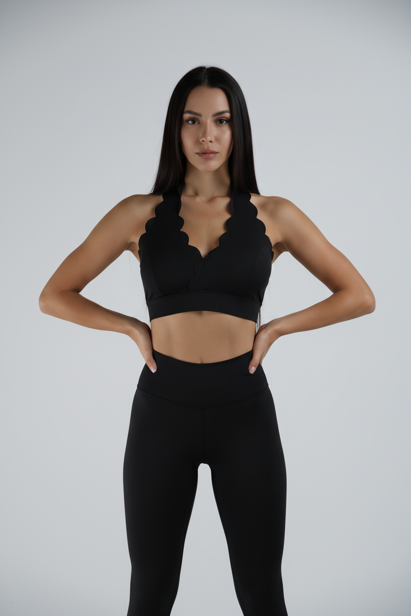 ALEIA Siren Scallop Top